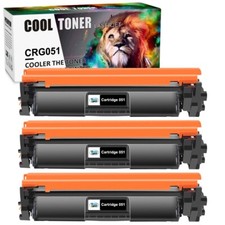 3Pk Toner Cartridge Compatible for Canon 051 ImageCLASS LBP162dw MF264dw MF267dw picture