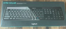 Logitech K750 Wireless Solar Keyboard Rechargeable Solar Power New in  Open Box picture