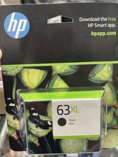 Genuine HP 63 XL Black Ink Cartridge High Yield OEM Original Sealed Exp Feb 2025 picture