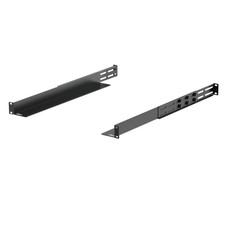 Tecmojo 1U Universal Rack Mount Rails,4-Post Server Rack Shelf Rail with 20.9