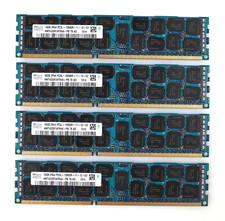 Lot 4x 16GB (64GB) SK Hynix HMT42GR7AFR4A-PB PC3L-12800R DDR3 RDIMM Memory picture