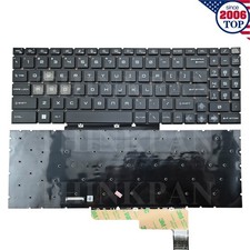 New US Laptop Keyboard RGB Backlit for MSI Modern 15 B12M MS-15H1 MS-15H2 picture