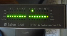 BAYSTACK  350T BAY NETWORKS ASE-THUB 16 PORT Canada,  powers up picture