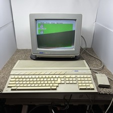 Atari 1040STF Computer with Sc1224 Monitor Mouse Fully Tested Works Lot Bundle picture