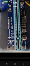 FebSmart PCIe Riser for Etc Mining Rig, Blue, 6-Pins (6 PACK) picture