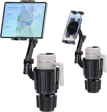 Cup Holder Tablet Mount, Ipad Cup Holder Car Mount with Adjustable Arm for Table picture