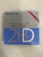 10 count Sony MD - 2HD 5.25