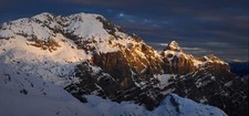 Landscape mountains winter alps slovenia nature mountain Custom Gaming Mat Desk picture