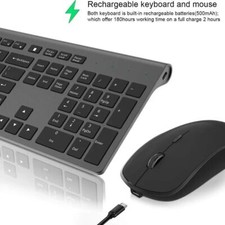 Wireless Keyboard Silent Mouse Low Volume Button Durable Home Office Conference picture