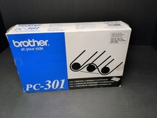 Genuine Brother PC-301 Toner Cartridge Pack OEM PC301 Fax MFC New Open Box picture
