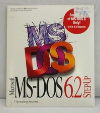 Microsoft MS-DOS 6.0 to 6.2 Step-Up PC OS Upgrade 3.5