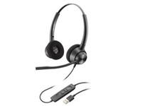 Poly EncorePro 320 USB Stereo Computer Headset with USB-A Plug (214570-01) NEW picture
