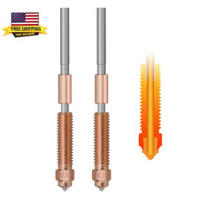 K1C Nozzle 0.8*1.0Mm 2Pcs Unicorn Quick Plug Ender 3 V3 Nozzle Fits K1C/K1 Max 3 picture