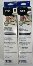 NIP Lot Of 2 Epson 7753 Ribbon Cartridges For LQ And ActionPrinter picture