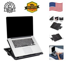 Lightweight Adjustable Laptop Lap Desk with Cushions - Ideal for On-the-Go picture