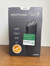 Netgear Nighthawk RS90 BE3600 WiFi 7 Router Black 3.6 Gbps Dual-Band 2000 sq ft picture