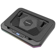 DESKLOGICS Laptop Cooling Pad with 6 RGB Modes, Quiet 800-2600 RPM Adjustable... picture