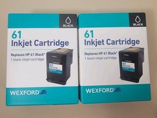 WEXFORD Inkjet Cartridge Replaces HP 61, Black Ink Cartridges,2 Pk picture