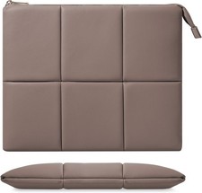 13.3-14 Inch PU Leather Laptop Sleeve for Soft Inner Lining Carry Case picture
