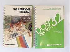 Mac Apple Computer THE APPLESOFT TUTORIAL and DOS Version 3.2 Manual RARE picture