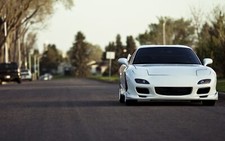 Cars vehicles mazda rx 7 fd fd 3s jdm japanese domestic Desk Mat Stitched picture