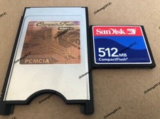 SANDISK 512MB Compact Flash +ATA PC card PCMCIA Adapter JANOME Machines picture