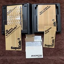 Vintage Apple II CP/M SuperCalc 2, Boxed, Manuals and Disks, 1983 Spreadsheet picture