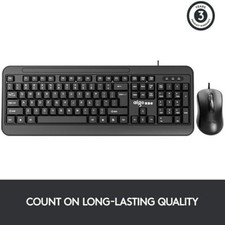 USB Wired Keyboard 104 Keys with Numeric Pad anti Spill and Dust Proof picture