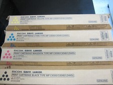 1-Set Genuine Ricoh C4500,C4540,LD445C CMYK Toners 841342,841343,841344,841345 picture