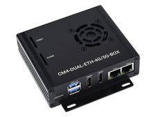 Waveshare Dual Gigabit Ethernet 5G/4G Mini-Computer Based on Raspberry Pi CM4 picture