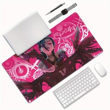 Jinx Anime Game Table Mat - Extra Large (Mouse Pad with Jinx Character Design, picture