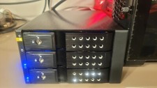 3-Bay Hot Swap Backplane for 3.5in SAS II/SATA III 6 Gbps HDD Aluminum Trayless picture