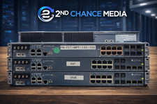 Juniper Networks ACX2200-AC 8-Port Ethernet Router POWER ON See description picture