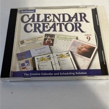Calendar Creator CD-ROM Windows 98 Custom Calendar Event Maker Software Vintage picture