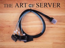 SAS cable MiniSAS SFF-8087 to 4x SFF-8482 cable with SATA power [CBL-E0017L-01] picture