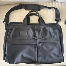 Tumi Alpha 2 Expandable Laptop Briefcase 26114DH - Black - Excellent (No Strap) picture