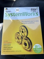 Norton 2002 System Works 2.0 Mac 05 Symantec Sealed NIB Vintage Computer Sealed picture