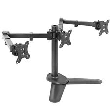 VIVO Triple Monitor Desk Stand Mount FreeStanding Adjustable 3 Screens up to 24