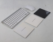 Apple A1314 Wireless Keyboard White Aluminum w/ Magic Mouse A1296 New Open Box picture