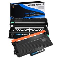 1PK TN850 Toner + 1PK DR820 Drum Unit for Brother HL-L6200DW HL-L6200DWT Printer picture