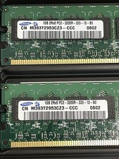 Samsung 1GB PC2-3200R DDR2-400 ECC Registered Server RAM M393T2953CZ3-CCC picture