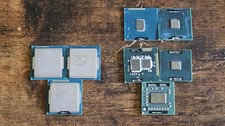 Lot of 8 Intel Core i5 i3 CPU Processors + AMD Athlon Desktop Laptop Parts... picture