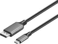 Insignia- 6 ft. USB-C to DisplayPort Cable - Black picture