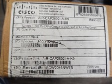 Cisco Dual Band Access Point Model:  New Air-CAP26021-A-K9 picture
