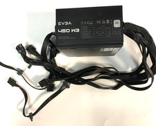 EVGA 450 W3 450W ATX Power Supply 80 Plus, 24 Pin, 1 Fan, Black picture