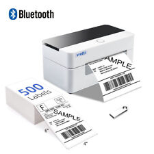 VRETTI Bluetooth Thermal Shipping Label Printer w/500 Labels For UPS USPS FedEx picture