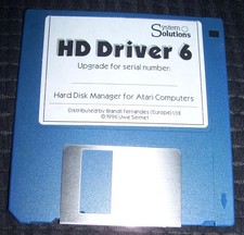 Atari 520 1040 ST STE Mega TT Falcon Computer HD Driver 7.12 Hard Drive Software picture