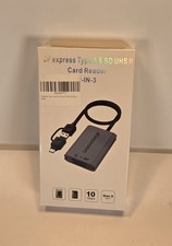 CF Express Type A & SD UHS 11 Card Reader 3 in 1 transfer photos and videos  picture