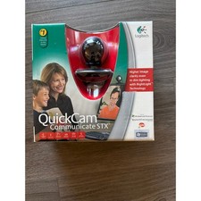 Logitech QuickCam Communicate STX Vintage Webcam USB w/ Mic Y2K PC picture