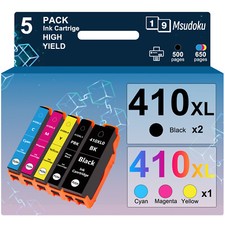 5P 410XL T410XL Ink Cartridges For Epson XP-530 XP-630 XP-635 XP-640 XP-830 picture